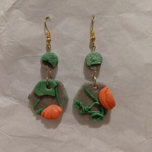Pumpkin Earrings